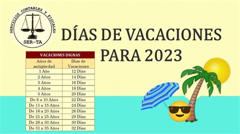 ley de vacaciones 2023